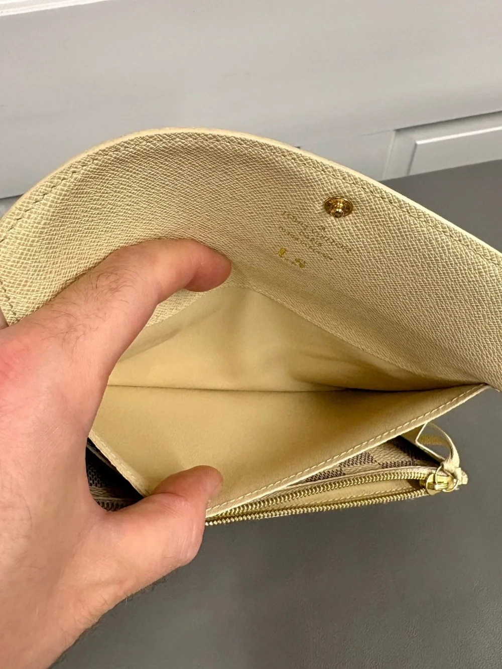 Louis Vuitton Damier Azur Canvas Zippy Organizer Wallet